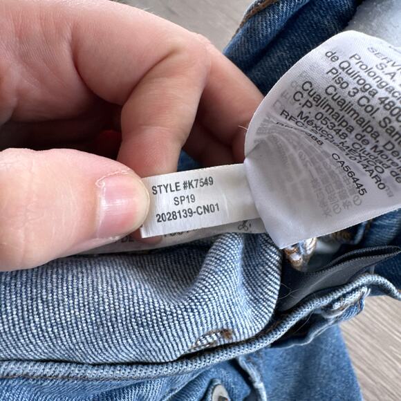 MADEWELL The Perfect Vintage Jean Parnell Wash Stretch Denim Size 26 Distressed - Picture 9 of 10